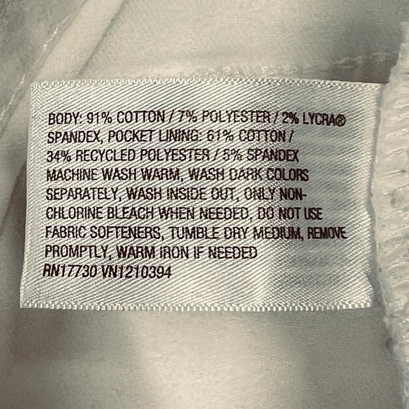 UNIVERSAL THREAD Jeans Women 12 White Stretch High-Rise Skinny Crop Denim Pant - Picture 6 of 16